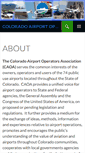 Mobile Screenshot of coloradoairports.org