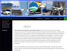 Tablet Screenshot of coloradoairports.org